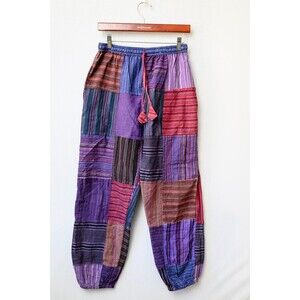 Culture Shop Cotton patchwork boho pants hippie festival S